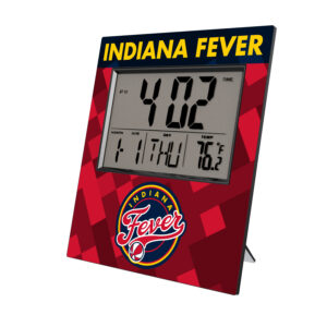 Keyscaper Indiana Fever Color Block Digital Desk Clock