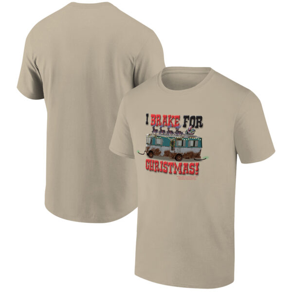 Men's Ripple Junction Tan National Lampoon's Christmas Vacation  Holiday Graphic T-Shirt - Image 5