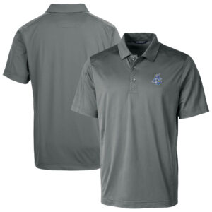 Men's Cutter & Buck Gray Hartford Yard Goats Big & Tall Prospect Textured Stretch Polo