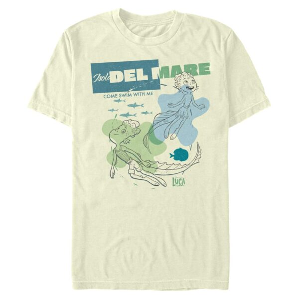 Men's Mad Engine Natural Luca Midcentury Monster Graphic T-Shirt