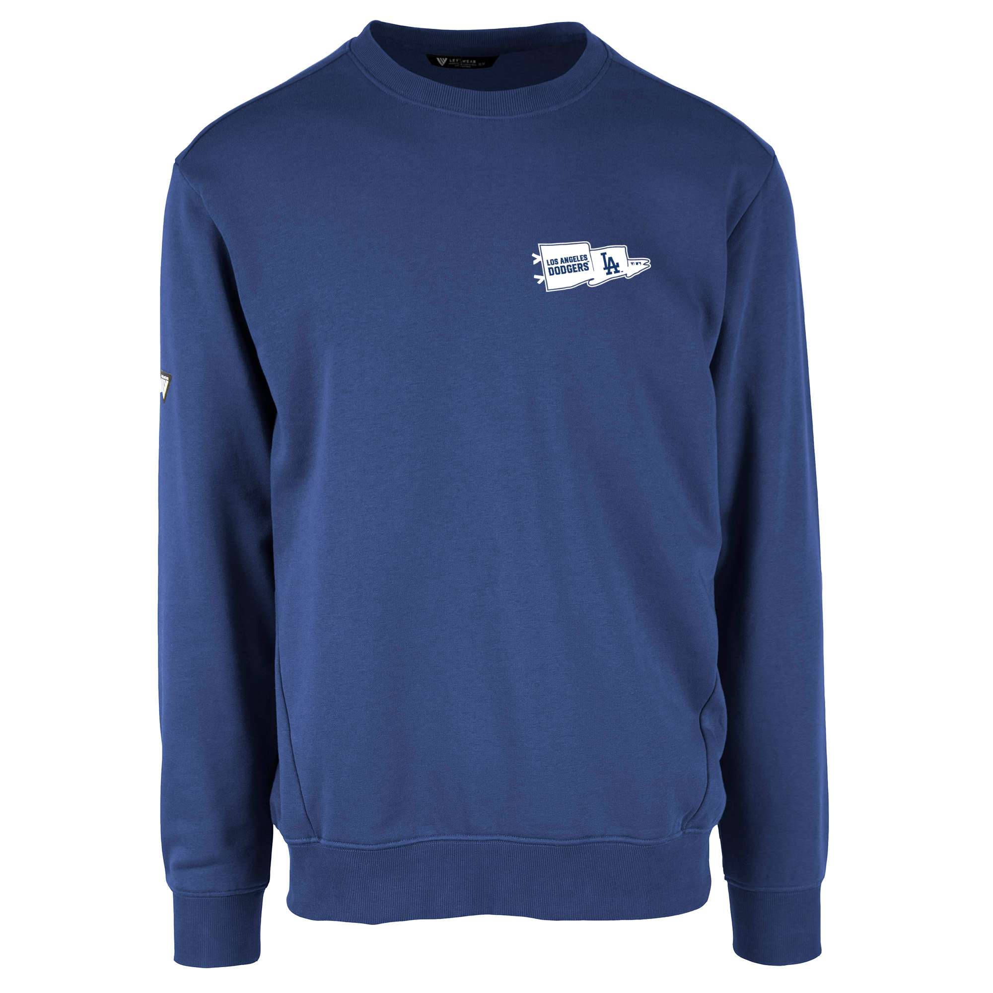Men's Levelwear Royal Los Angeles Dodgers Zane Rafters Pullover Sweatshirt