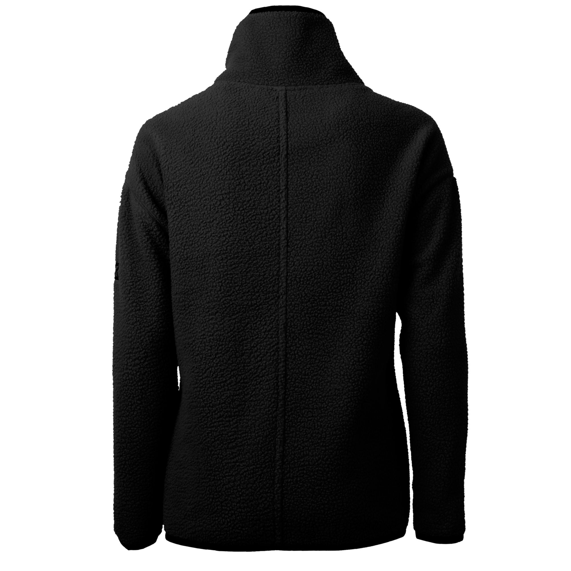Women's Cutter & Buck Black Texas Longhorns Vault Cascade Eco Sherpa Fleece Half-Zip Pullover Jacket - Image 4