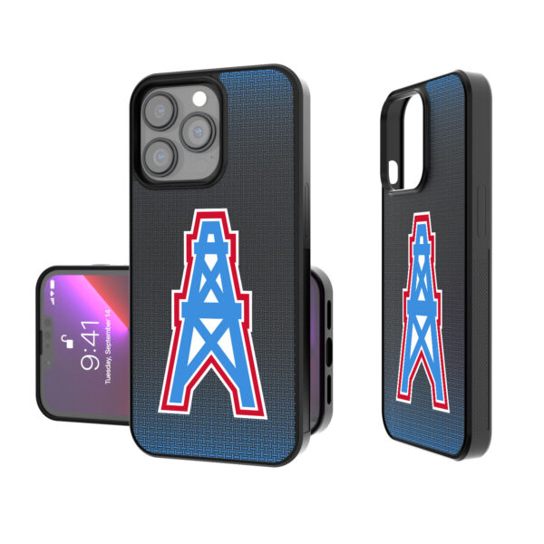 Houston Oilers Linen Logo iPhone Bump Case