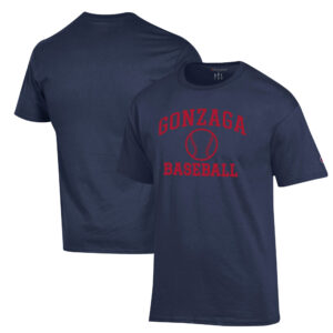Men's Champion  Navy Gonzaga Bulldogs Icon Baseball T-Shirt
