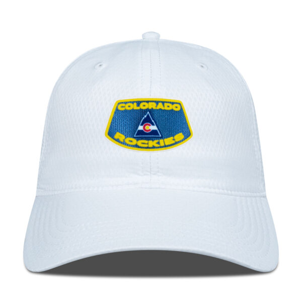 Men's Levelwear White Colorado Rockies Retro Skylight Matrix Adjustable Hat - Image 6