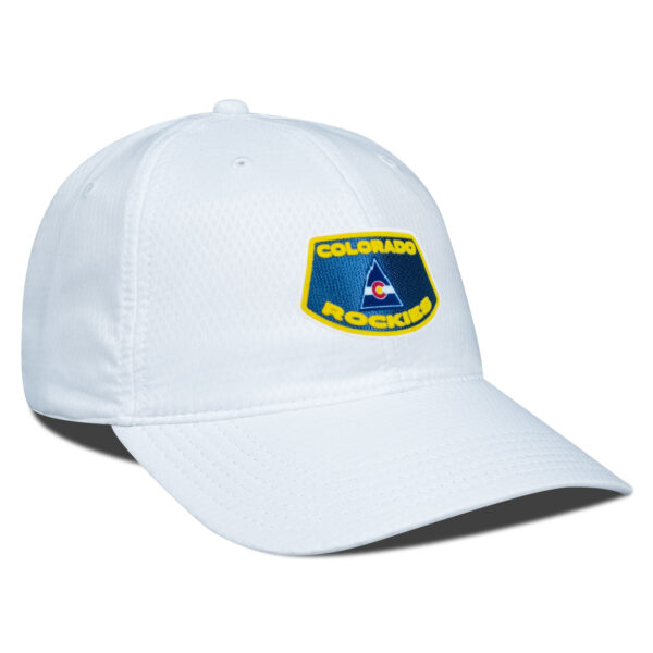 Men's Levelwear White Colorado Rockies Retro Skylight Matrix Adjustable Hat - Image 7