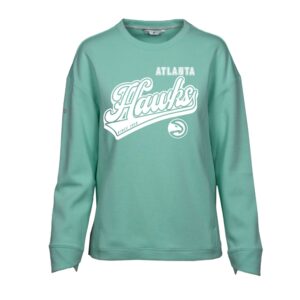 Women's Levelwear Mint Atlanta Hawks Fiona Sweep Pullover Sweatshirt