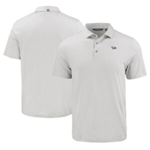 Men's Cutter & Buck Gray North Carolina Central Eagles Coastline Epic Comfort Eco Recycled Polo