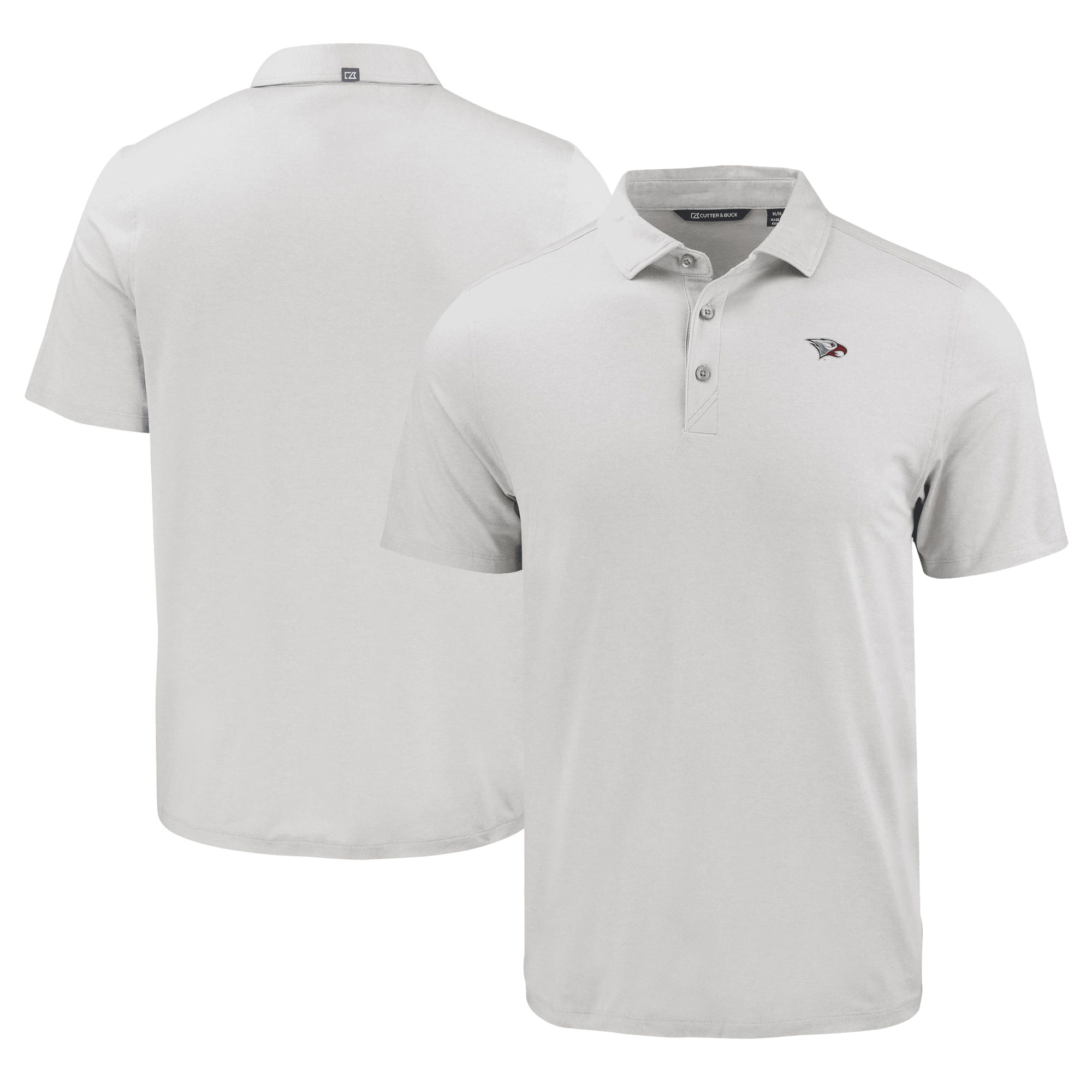 Men's Cutter & Buck Gray North Carolina Central Eagles Coastline Epic Comfort Eco Recycled Polo