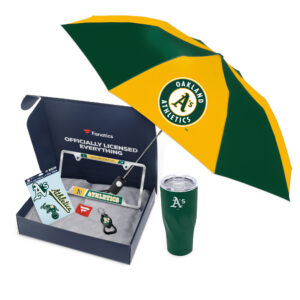 WinCraft Oakland Athletics Fanatics Pack Elevated Automotive-Themed Gift Box - $91+ Value