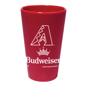 WinCraft Arizona Diamondbacks MLB x Budweiser 16oz. Silicone Pint Glass