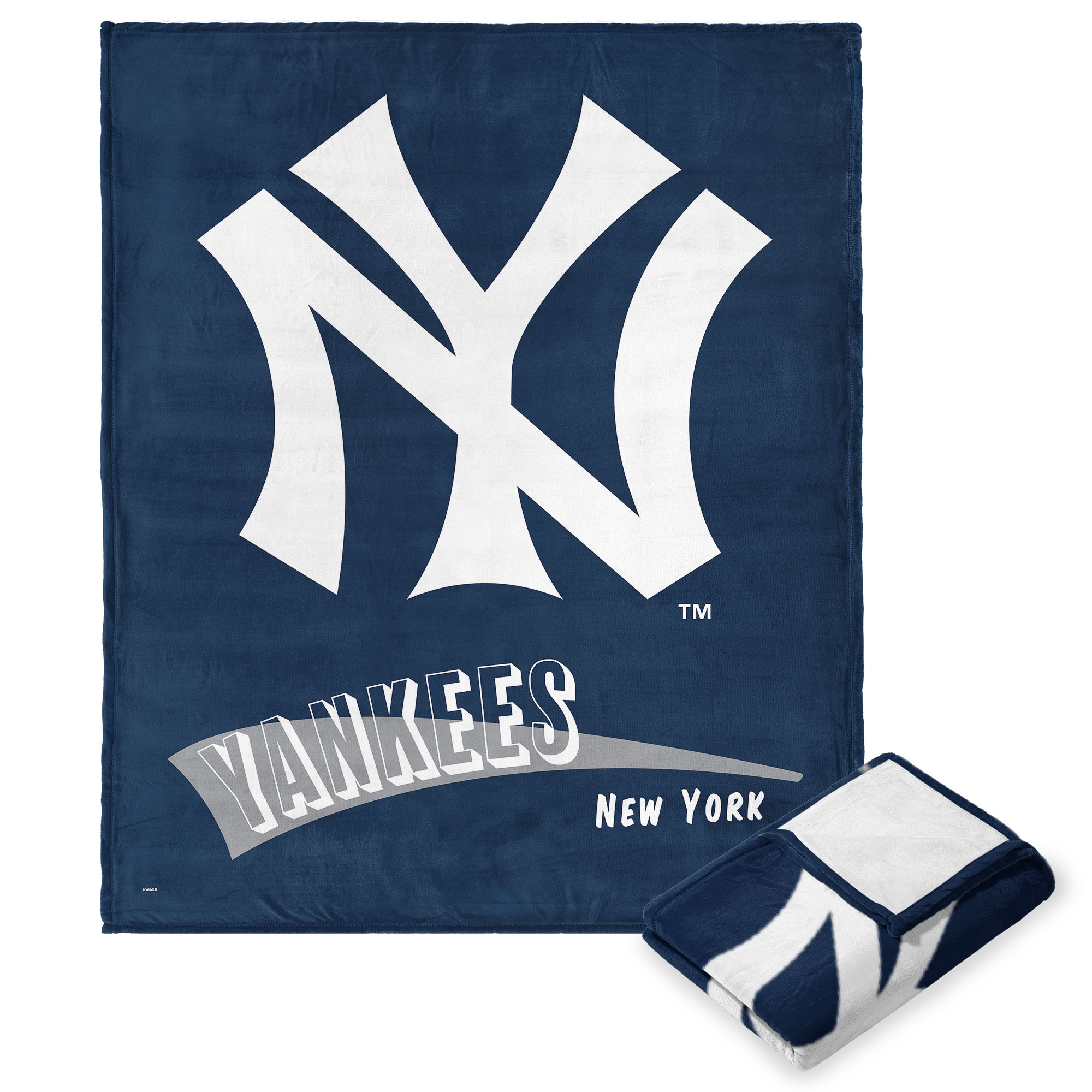 The Northwest Group New York Yankees 50” x 60” Cooperstown Collection Silk Touch Throw Blanket