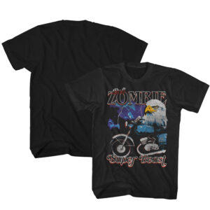 Men's Franchise Club Black Rob Zombie Super Beast T-Shirt