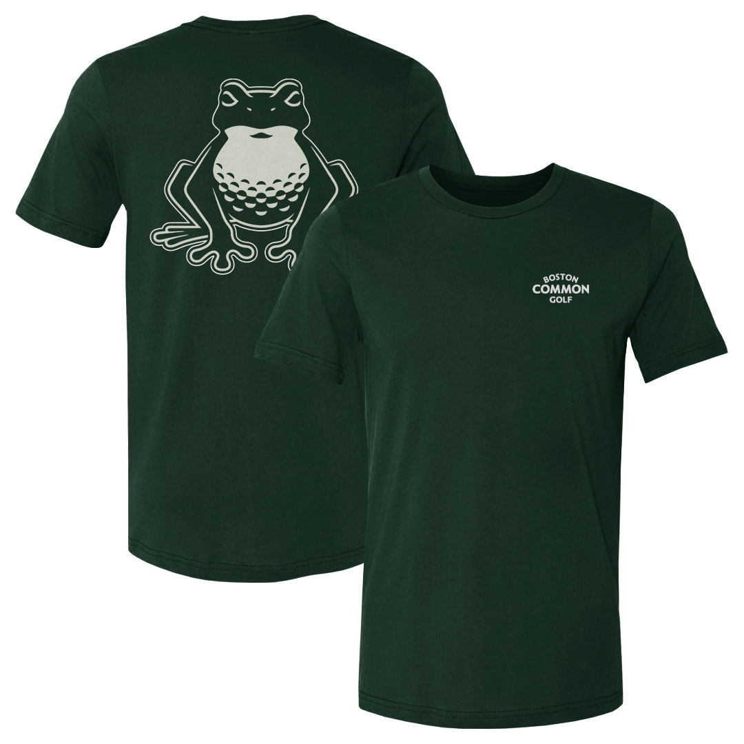 Men's 500 Level Forest Green Boston Common Golf TGL Primary Logo Team T-shirt