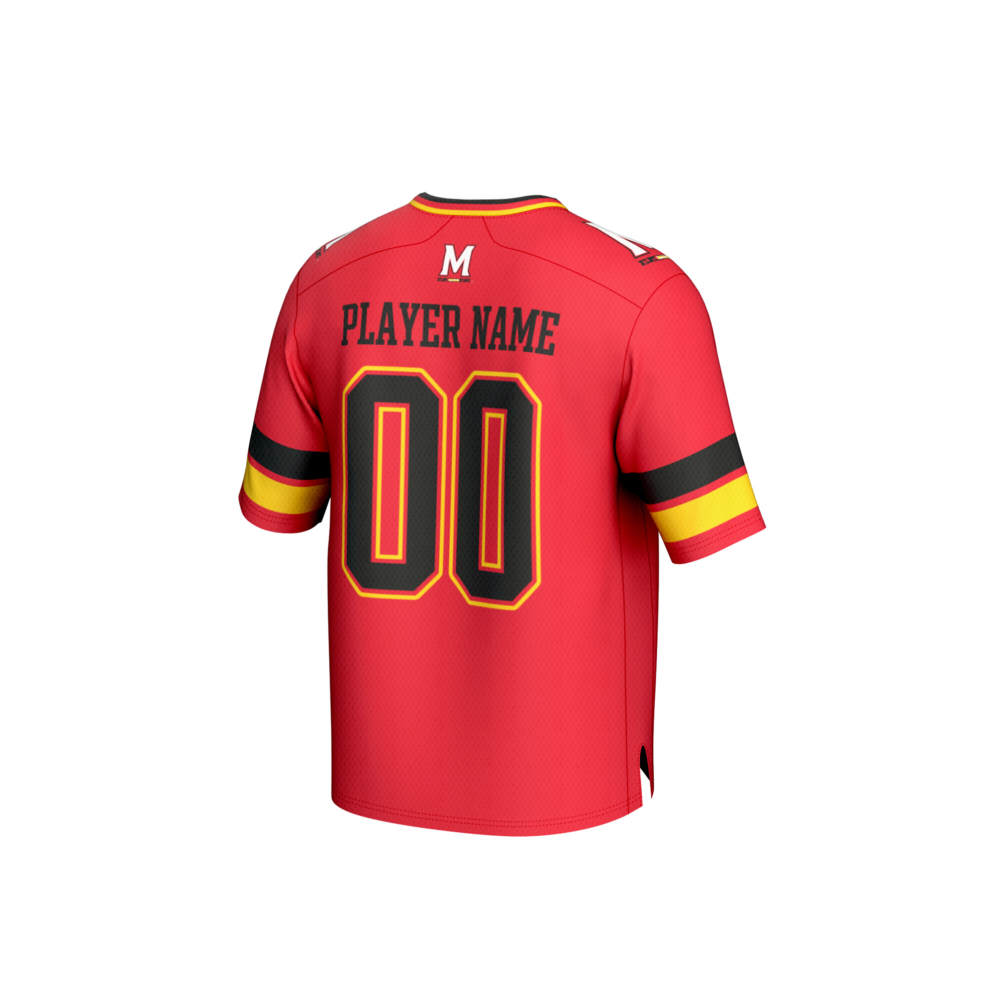 Youth GameDay Greats Red Maryland Terrapins NIL Pick-A-Player Football Fashion Jersey - Image 7