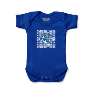Newborn & Infant Chad & Jake Royal Memphis Tigers Retro Bodysuit