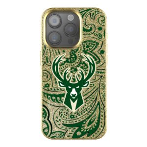 Keyscaper Milwaukee Bucks Paisley Bling iPhone Case