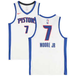 Wendell Moore Jr. Detroit Pistons Game-Used #7 White Nike Jersey from the 2024 NBA Summer League - Size XL