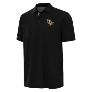 Men's Antigua Black/Gray UCF Knights Era Polo
