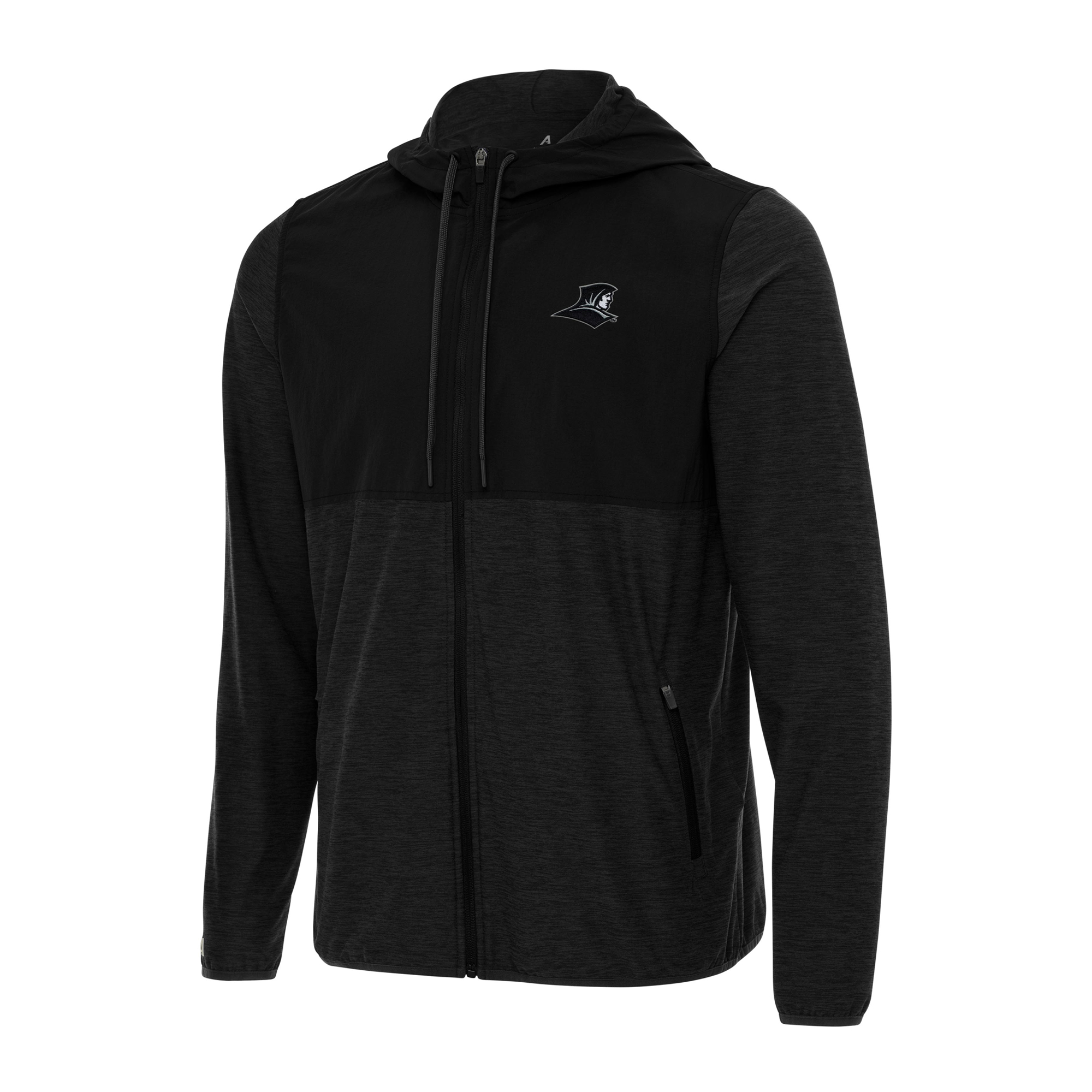 Men's Antigua Black Providence Friars Sway Full-Zip Hoodie Jacket