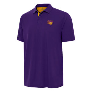 Men's Antigua Purple/Gold Northern Iowa Panthers Era Polo