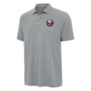 Men's Antigua  Gray New York Islanders Western Polo