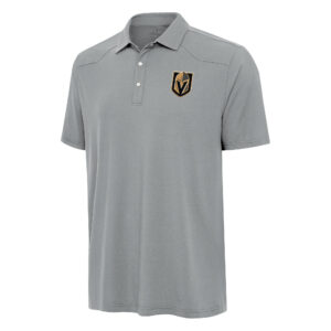 Men's Antigua  Gray Vegas Golden Knights Western Polo
