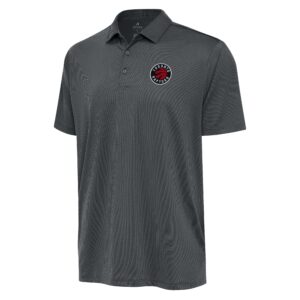Men's Antigua Pewter Toronto Raptors Ellipse Polo