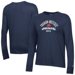 Women's Champion  Navy SUNY Fashion Institute of Technology Tigers Core Long Sleeve T-Shirt