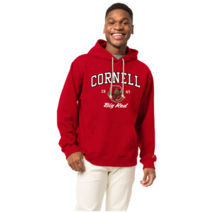 Men's League Collegiate Wear  Red Cornell Big Red Essentials 2.0 Fleece Pullover Hoodie