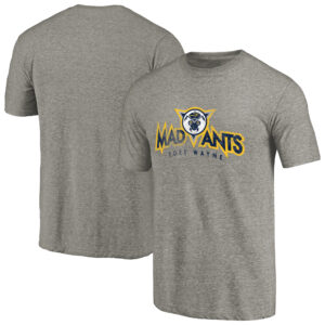 Men's Gray Fort Wayne Mad Ants Distressed Primary Tri-Blend T-Shirt