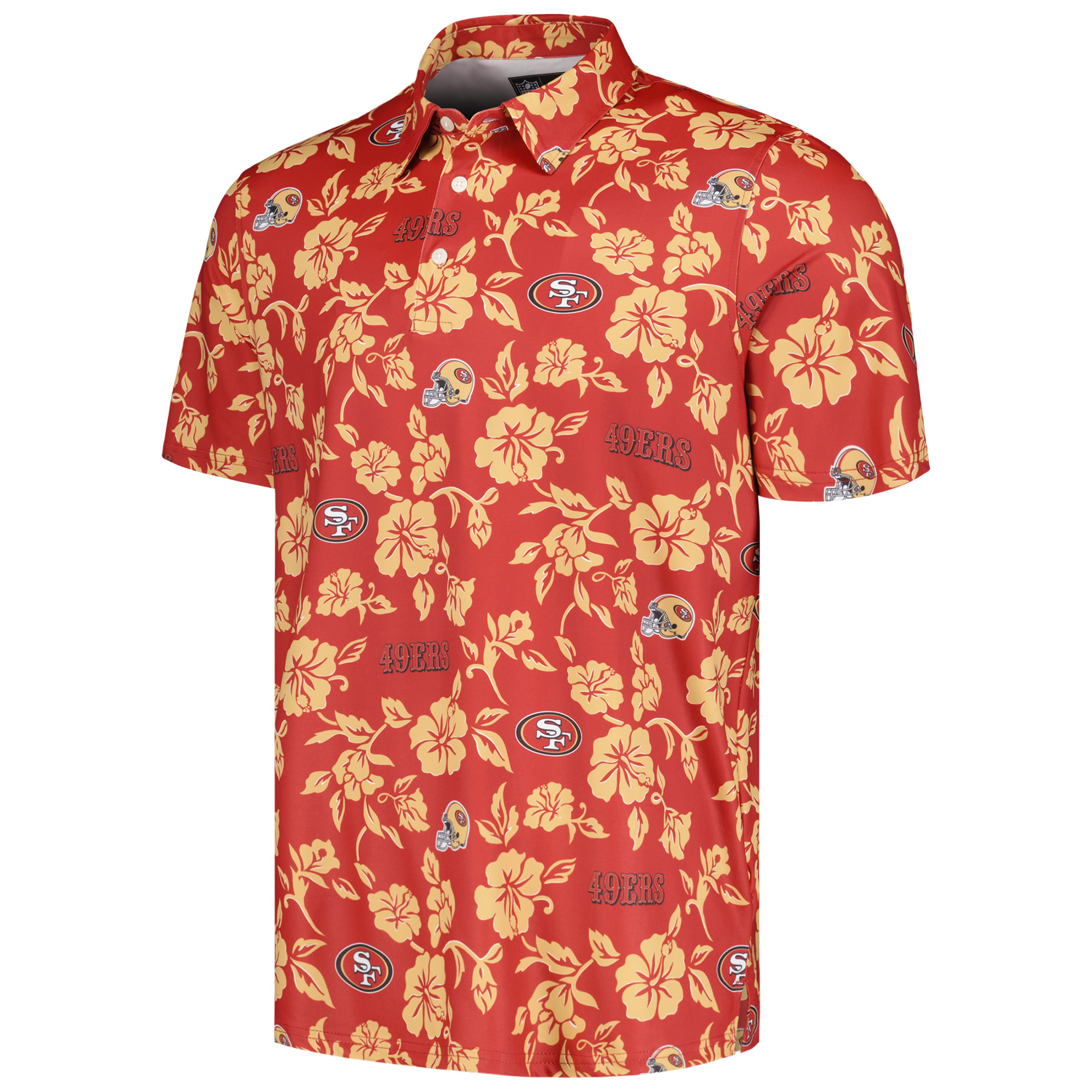 Men's Reyn Spooner Scarlet San Francisco 49ers Pua Performance Polo - Image 3