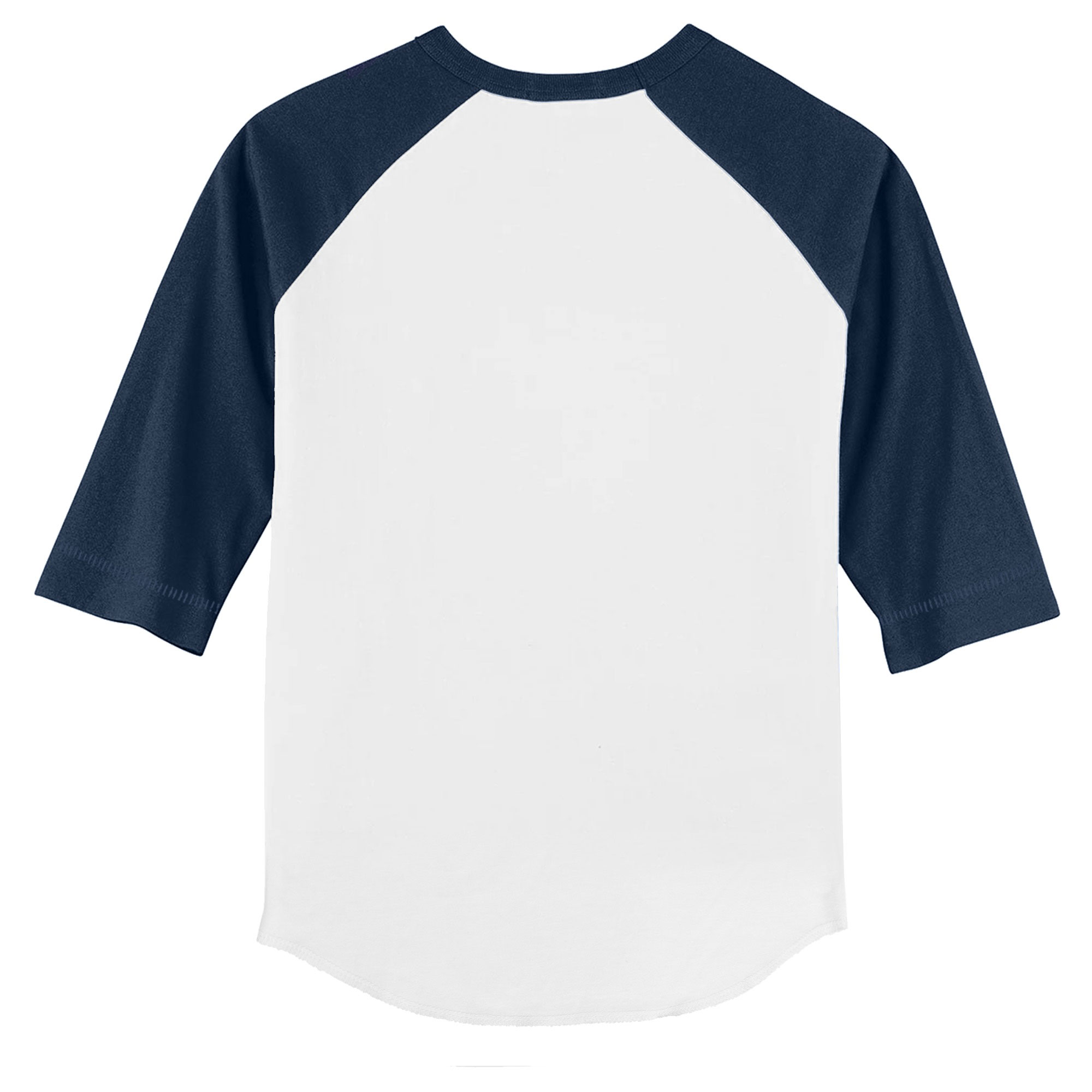 Youth Tiny Turnip White/Navy Seattle Mariners Teddy Boy 3/4-Sleeve Raglan T-Shirt - Image 7