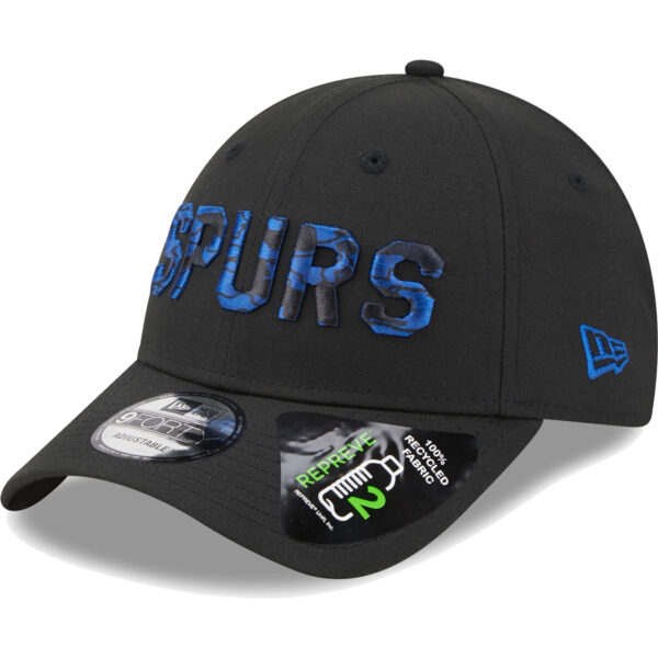 Men's New Era Black Tottenham Hotspur Overlay 9FORTY Adjustable Hat - Image 7