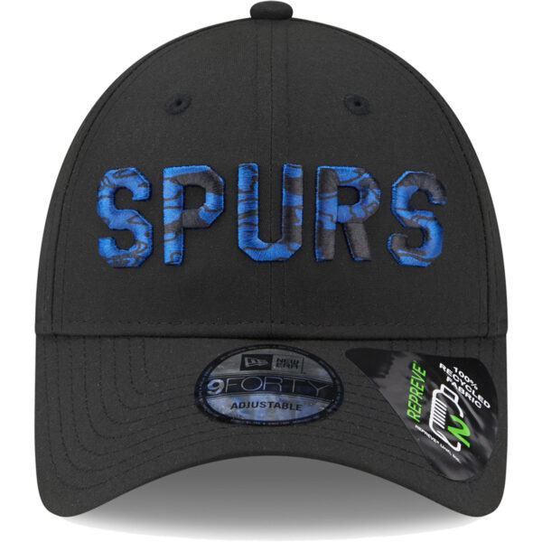 Men's New Era Black Tottenham Hotspur Overlay 9FORTY Adjustable Hat - Image 8
