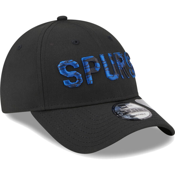 Men's New Era Black Tottenham Hotspur Overlay 9FORTY Adjustable Hat - Image 9