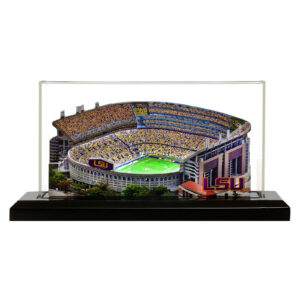 LSU Tigers 19" x 9" Light Up Stadium with Display Case