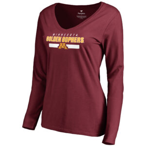 Women's Maroon Minnesota Golden Gophers Team Strong Long Sleeve T-Shirt