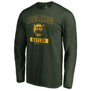 Men's Green Baylor Bears Campus Icon Long Sleeve T-Shirt