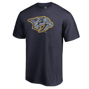 Men's Navy Nashville Predators Static Logo T-Shirt