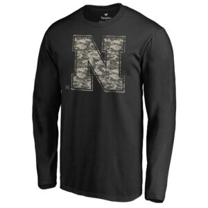 Men's Black Nebraska Huskers Cloak Long Sleeve T-Shirt