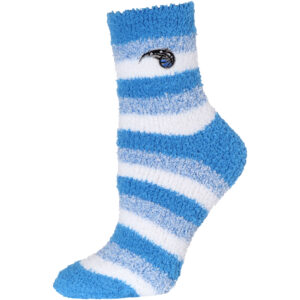Women's Orlando Magic Fuzzy Steps Quarter-Length Socks