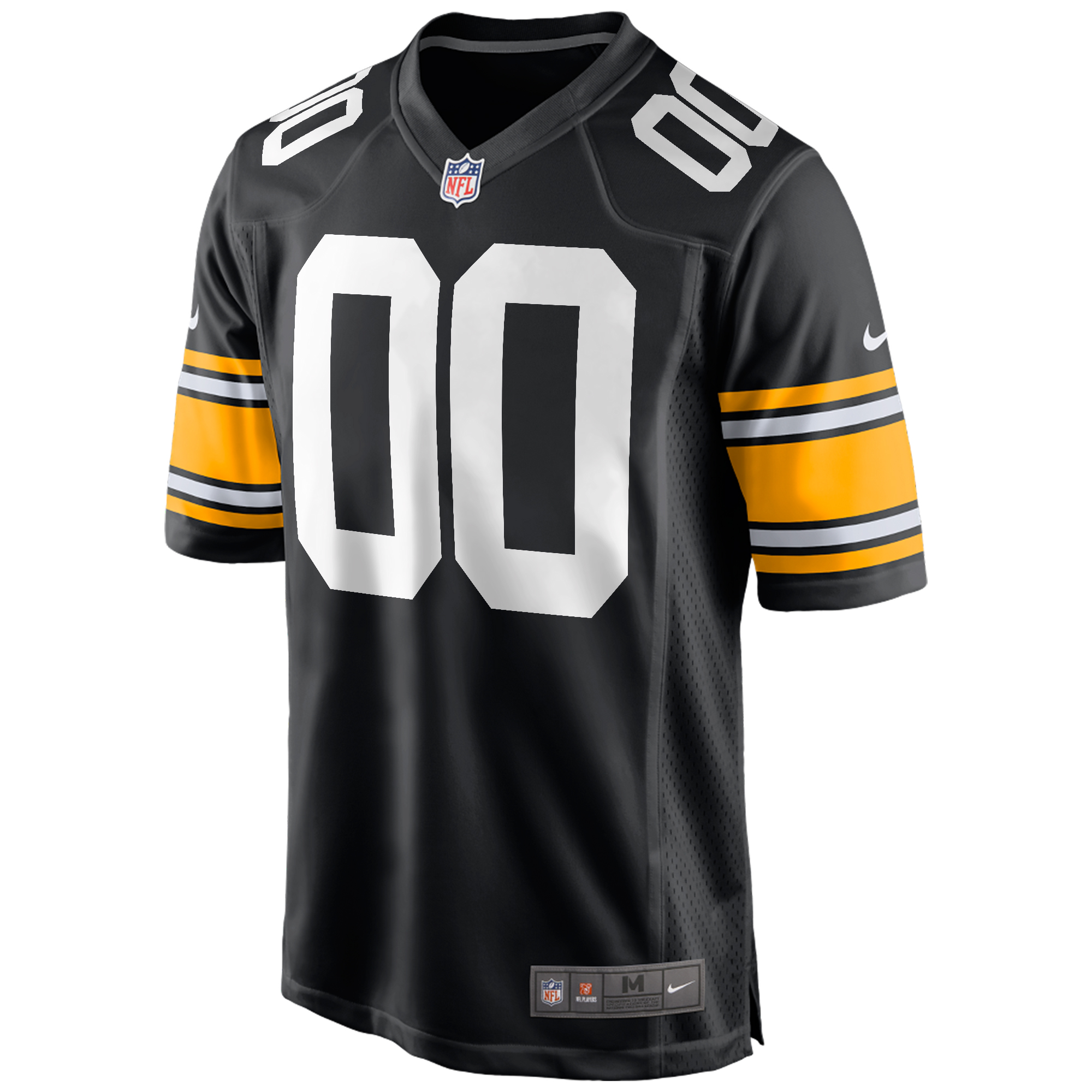 Youth Nike Black Pittsburgh Steelers Alternate Custom Game Jersey - Image 3