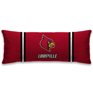 Louisville Cardinals 20'' x 48'' Plush Bed Pillow