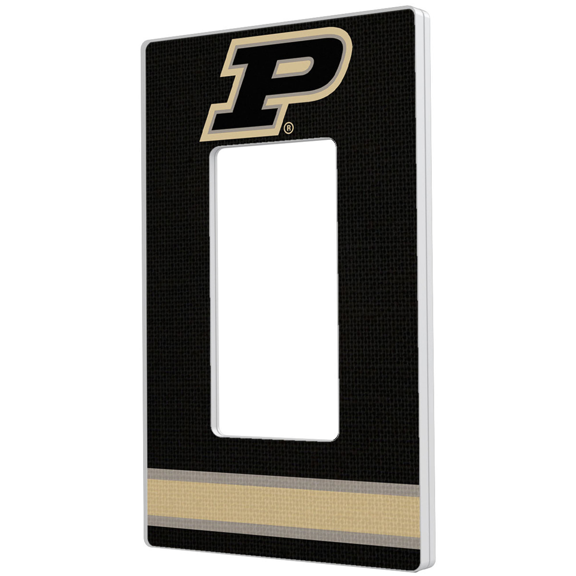 Purdue Boilermakers Stripe Design Single Rocker Light Switch Plate - Image 6