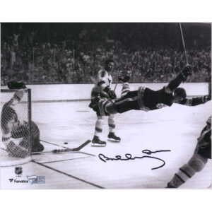 Bobby Orr Boston Bruins Autographed 8" x 10" The Goal Horizontal Photograph