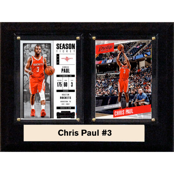 Chris Paul Houston Rockets 6'' x 8'' Plaque