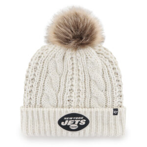 Women's '47 Cream New York Jets Meeko Cuffed Knit Hat
