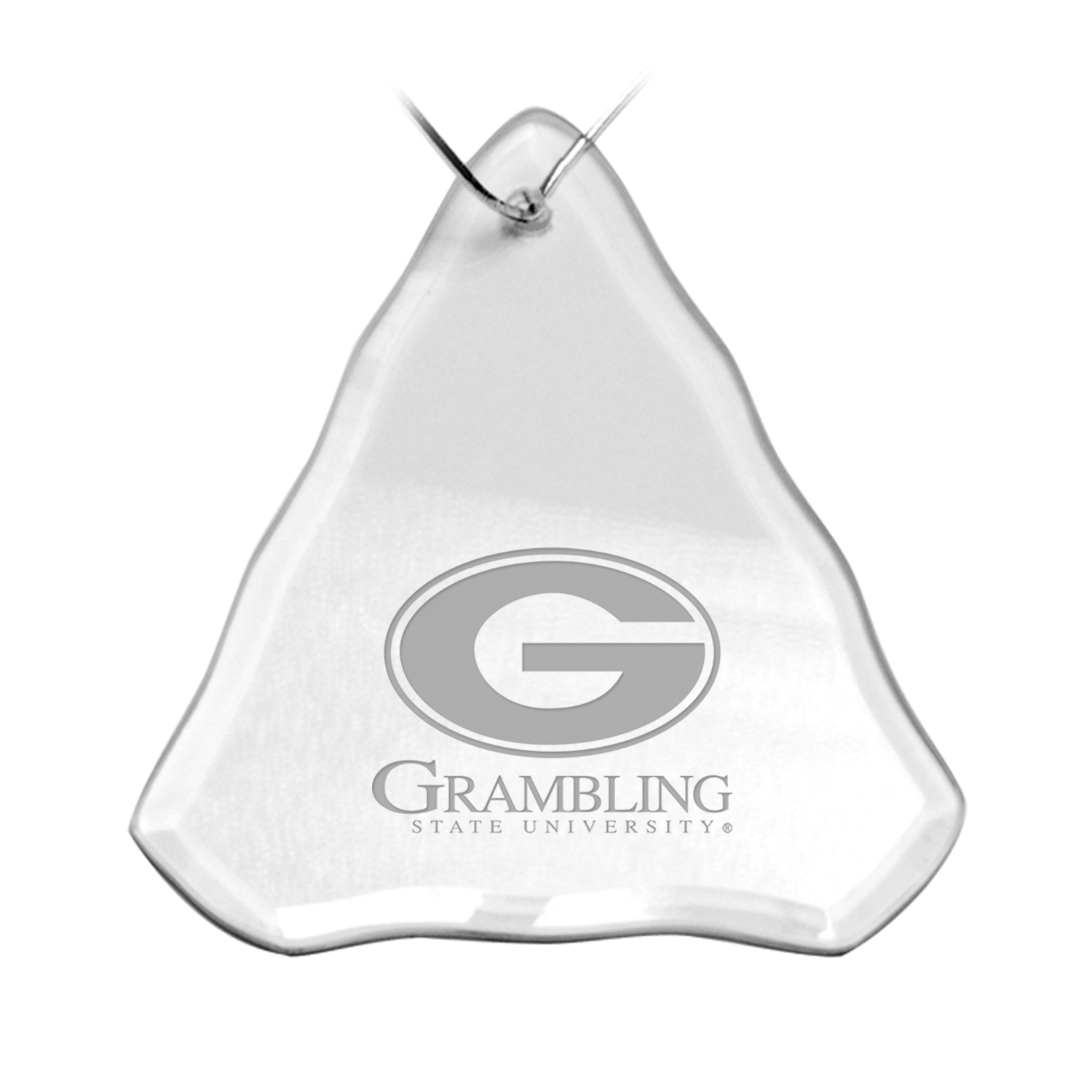 Grambling Tigers 3.25'' x 3.75'' Glass Tree Ornament