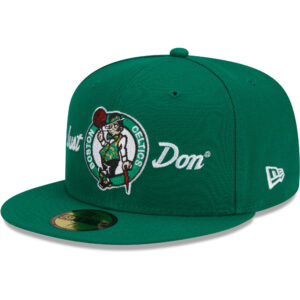 Men's New Era x Just Don Kelly Green Boston Celtics 59FIFTY Fitted Hat